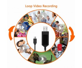 Καλώδιο Φόρτισης με κρυφή κάμερα - Με ανίχνευση κίνησης