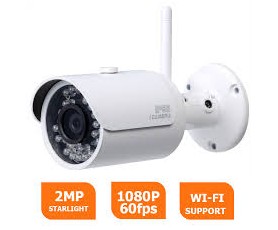 Fixed Bullet camera 2Mp DAHUA IPC-HFW1200S-WIFI - IP